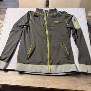 The North Face Black and Yellow Mountain Athletics Jacket